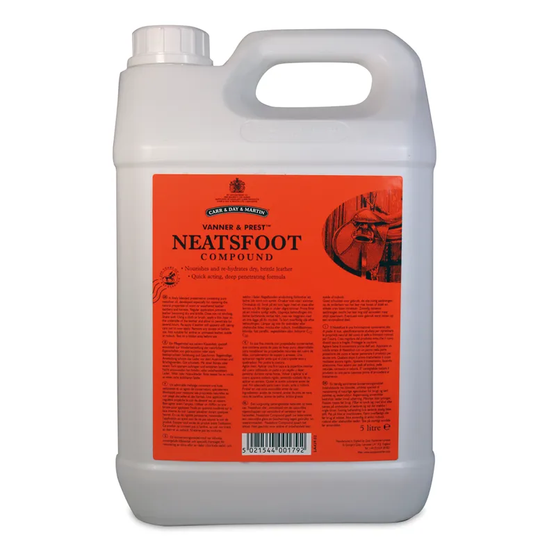 Carr Day and Martin Vanner and Prest Neatsfoot Compound - 5L